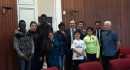Les délégués de classes impressionnés et fiers de rencontre M. Vogel, maire de Melun.